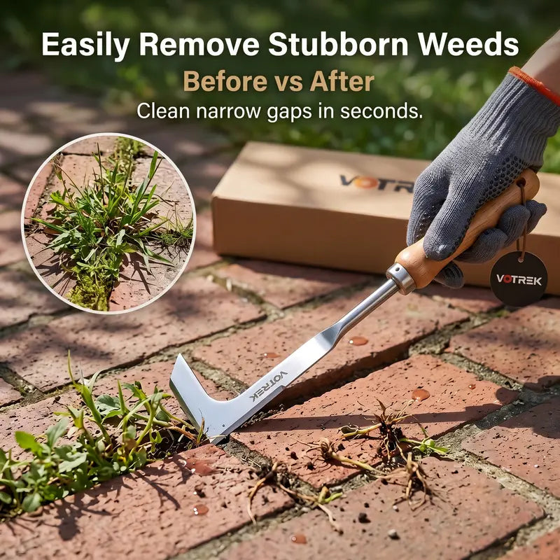 Slice Crevice Weeds Instantly with 3-Edge Precision | Buy 1 Get 1 Free