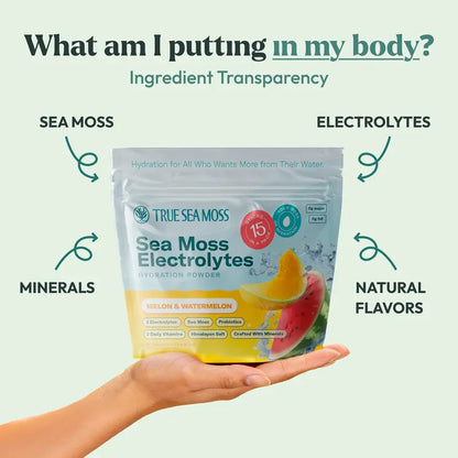 Electrolytes Powder Concentrate Packets – Wild Marine Mineral Infusion For Peak Instant Hydration