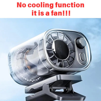 Portable Clip Fan – 100-Speed Stepless Adjustment For Instant Custom Cooling