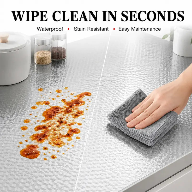 Instant Peel & Stick Kitchen Backsplash & Cabinet Oil-Proof Liner | Buy 1 Get 1 Free