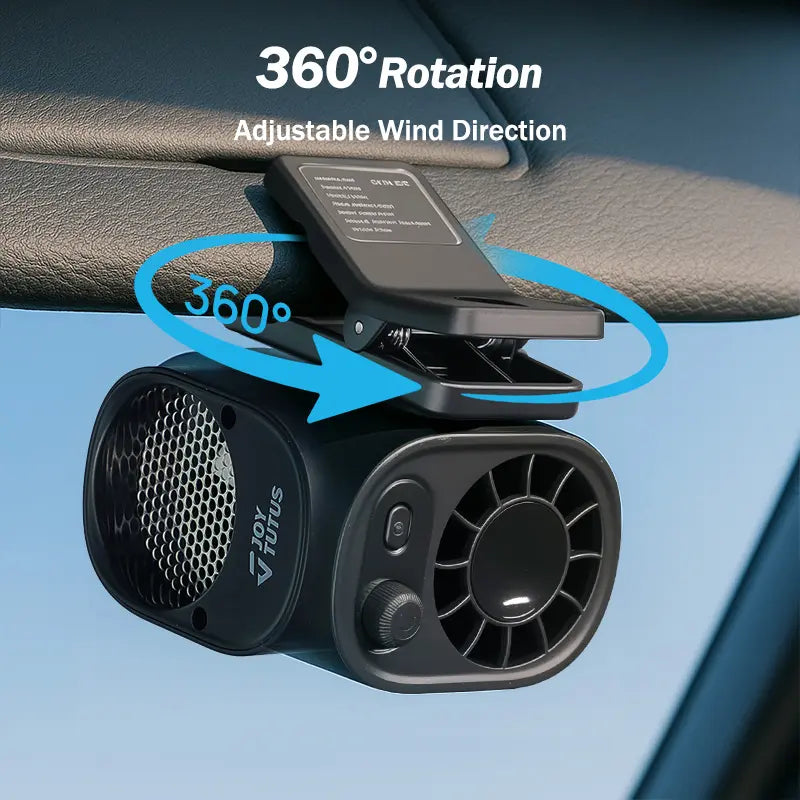 Portable Clip Fan – 100-Speed Stepless Adjustment For Instant Custom Cooling