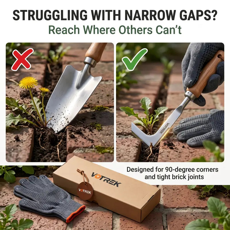 Slice Crevice Weeds Instantly with 3-Edge Precision | Buy 1 Get 1 Free