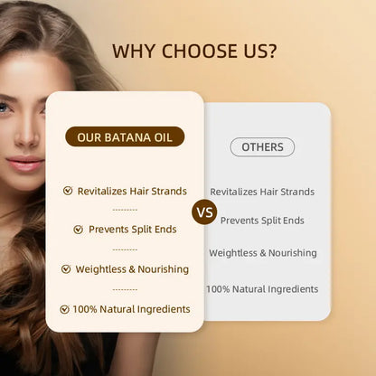 Batana Rosemary Oil - Grow Longer, Thicker & Stronger Hair Naturally