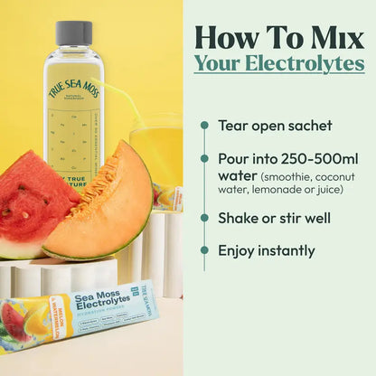 Electrolytes Powder Concentrate Packets – Wild Marine Mineral Infusion For Peak Instant Hydration
