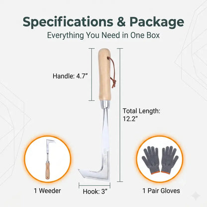 Slice Crevice Weeds Instantly with 3-Edge Precision | Buy 1 Get 1 Free