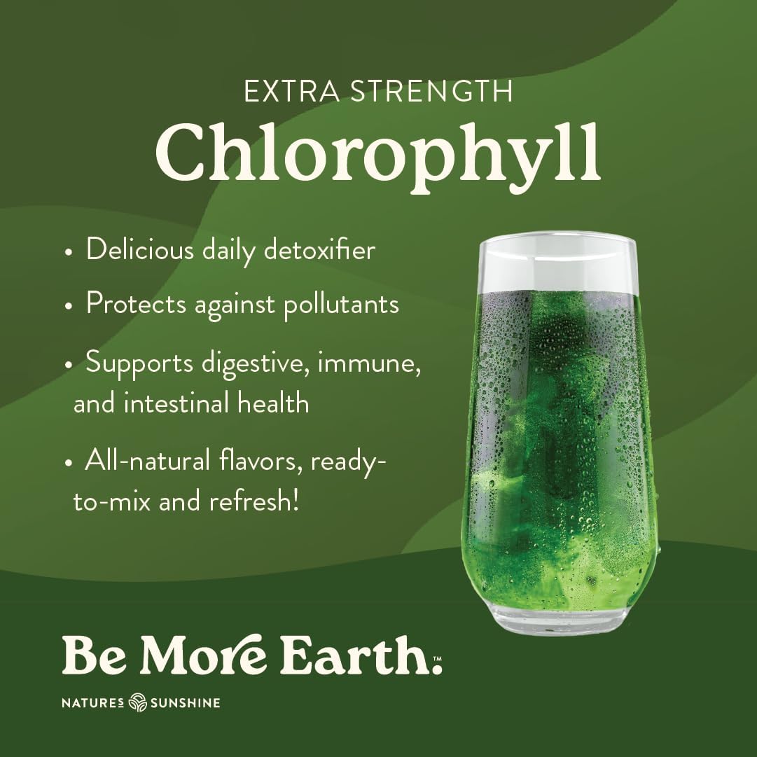 Extra Strength Chlorophyll Stick Packs for Daily Detox, Debloat & Freshness