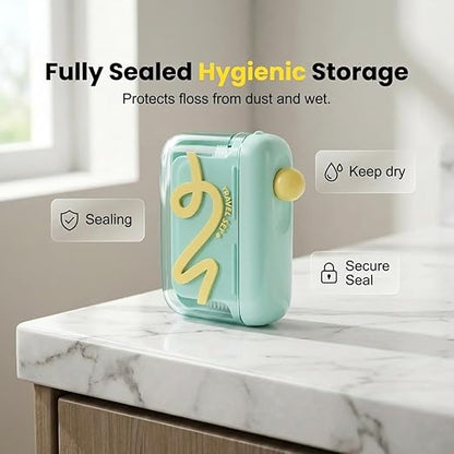 Automatic Pop-Up Floss Dispenser – Clean Teeth Anywhere