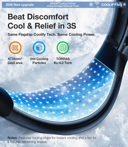 Instant Personal Cooling, Hands-Free Freedom Everywhere | Buy 1 Get 1 Free