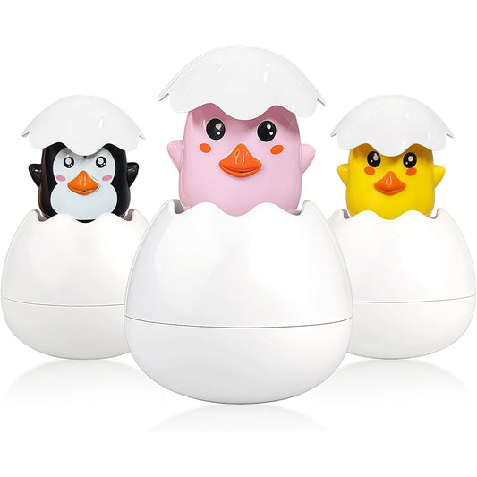 Bath Toy Set – Interactive Hatching Egg Water Spray System For Stress-Free Toddler Bath Time