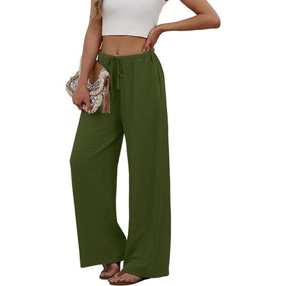 Ultimate Breathable Linen-Feel Wide-Leg Comfort Pants