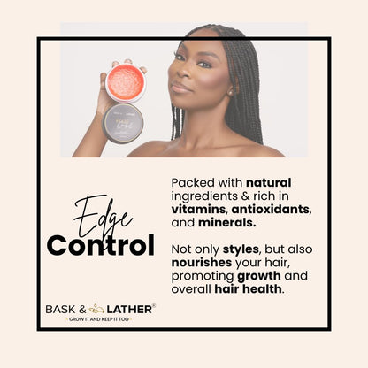 24-Hour Strong Hold Edge Control Gel for All-Day Flake-Free Styling