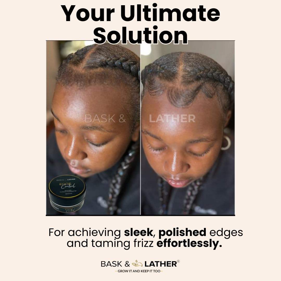 24-Hour Strong Hold Edge Control Gel for All-Day Flake-Free Styling
