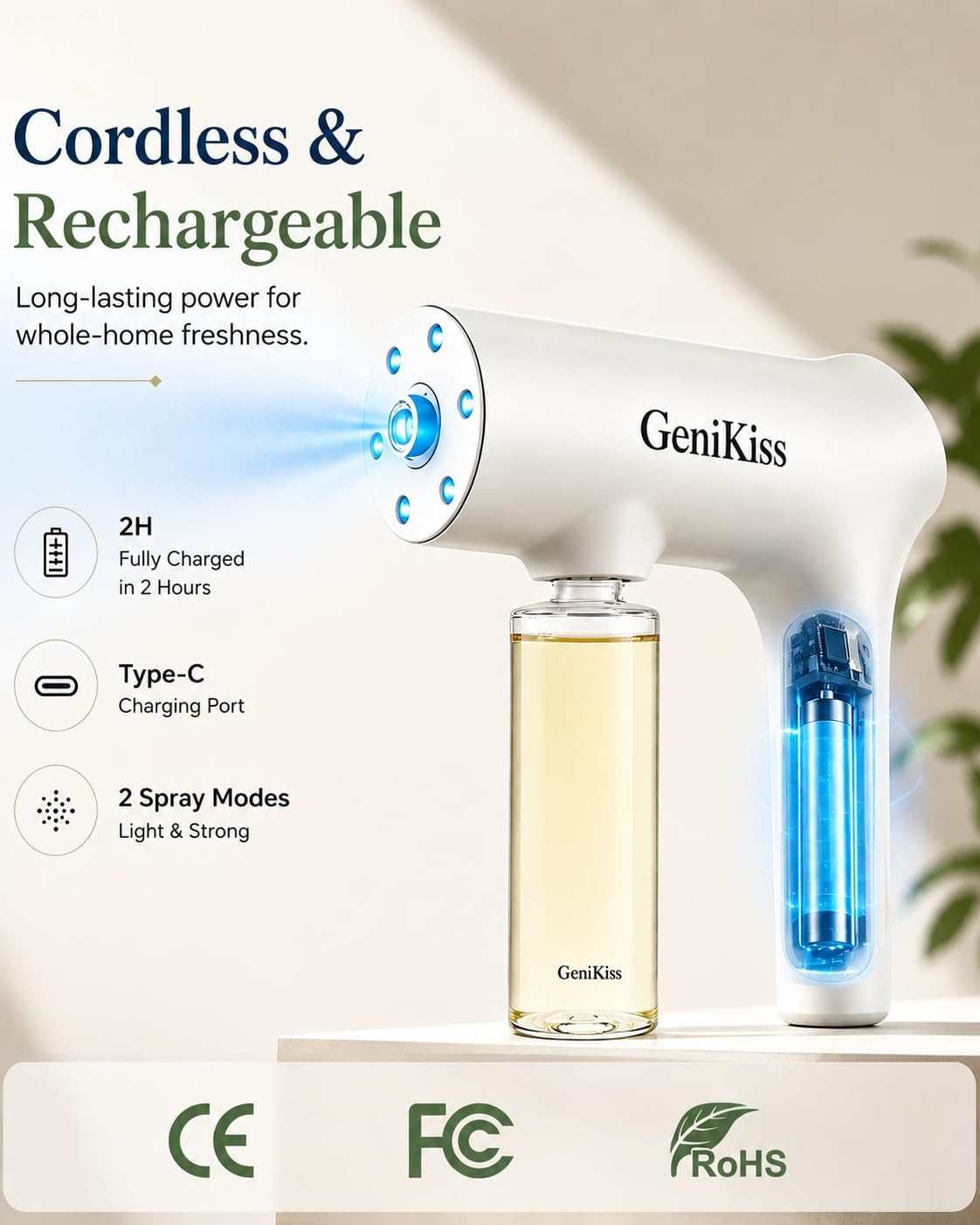 Ultra Nano Blue Light Bio-Enzyme Deodorizer Spray Machine