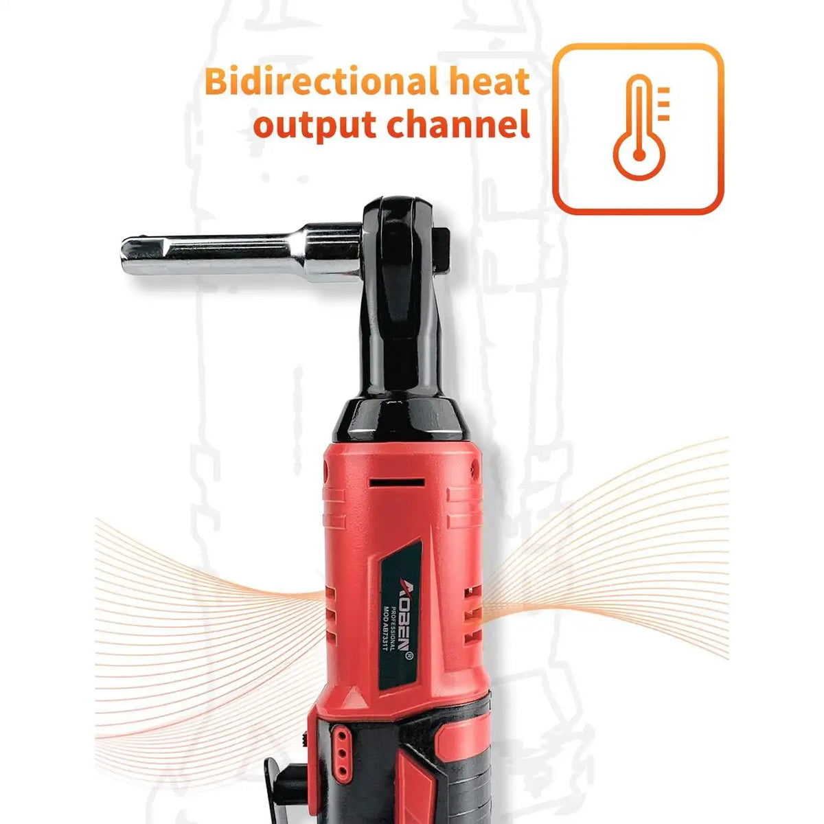 Cordless Electric Ratchet Wrench - High-Torque Power For Tight-Space Repairs