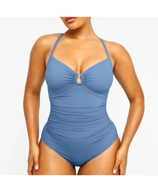 Instant Tummy-Control Shaping One-Piece Swimsuit